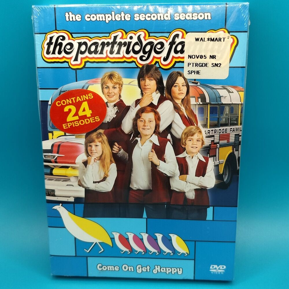 The Partridge Family - The Complete Second Season 2 DVD Full-Screen Unrated New